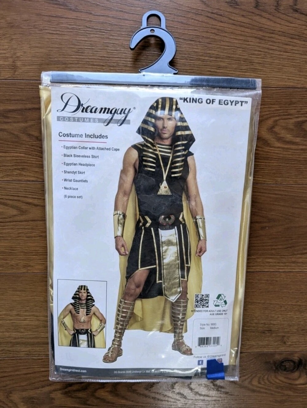DreamGuy King Of Egypt Costume Adult Medium NIB Complete Costume